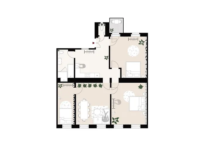 Large - Great For Groups - With Balcony Or Terrace Apartment